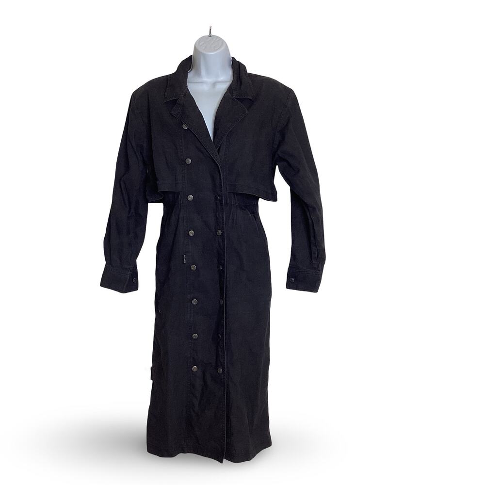 Vintage Black Denim Dress